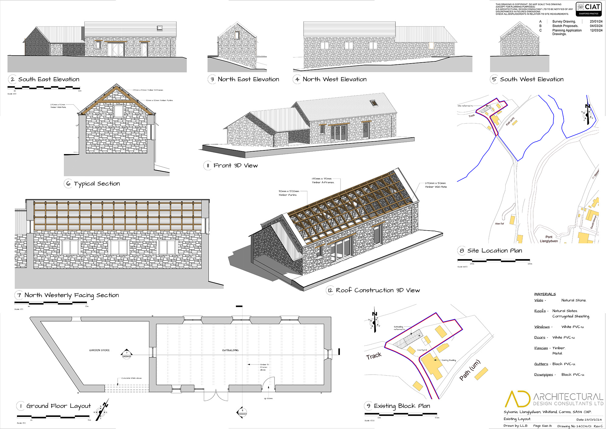 24004-01-C - Existing Layout